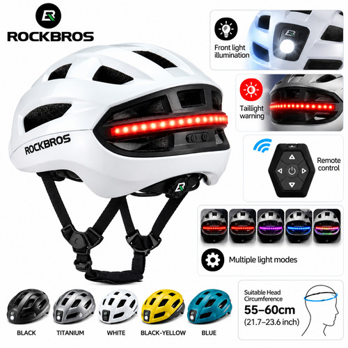 Rockbros adult bike helmet - adult,