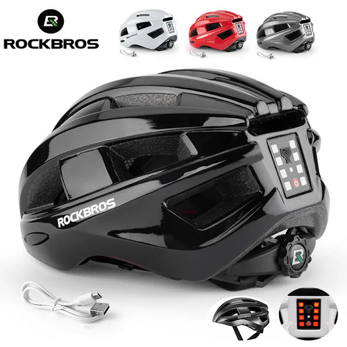 Rockbros electric usb helmet - electric,