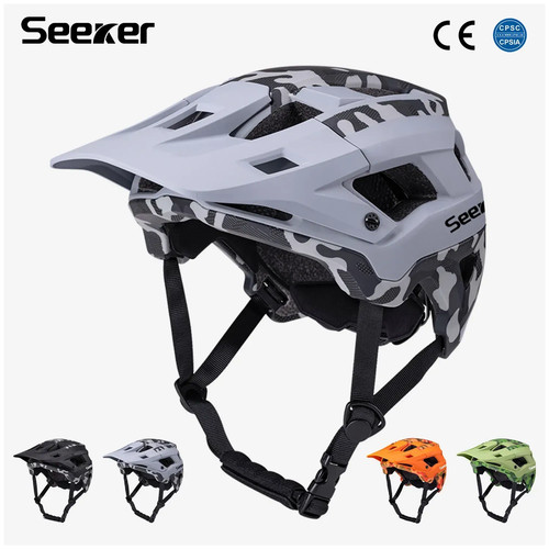 Seeker mtb cycling - helmet, camo
