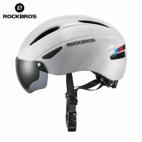 Rockbos white bicycle helmet - white,